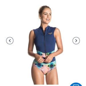Roxy Popsurf 1mm Neoprene One Piece Onesie Swimsuit